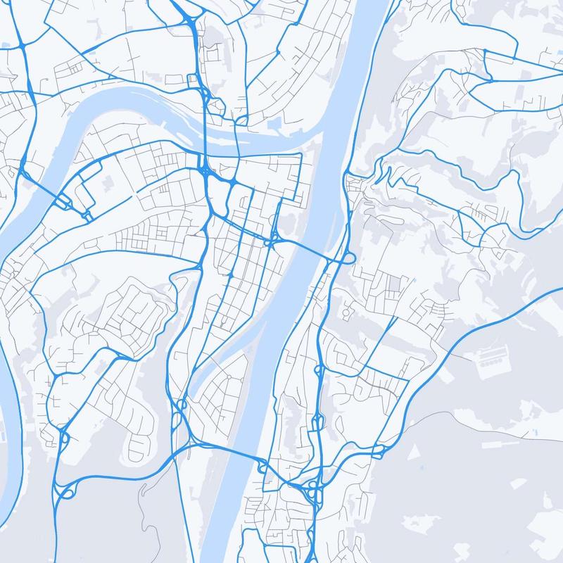 Map of Koblenz