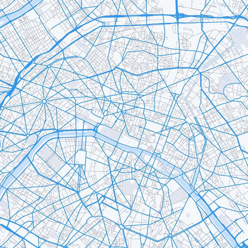 Map of Paris